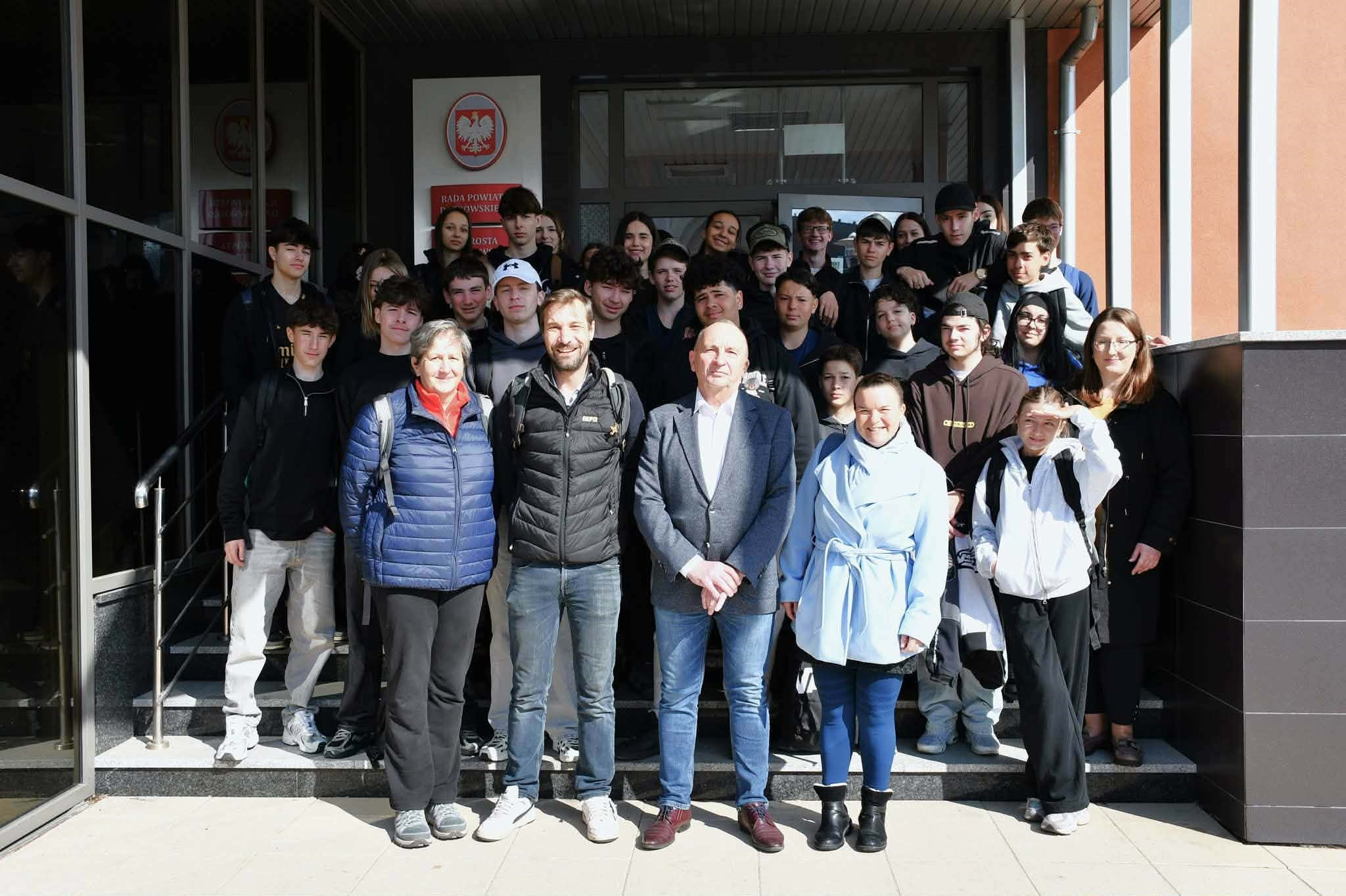 Wizyta młodzieży z Francji w Dąbrowie Tarnowskiej w ramach programu Erasmus+