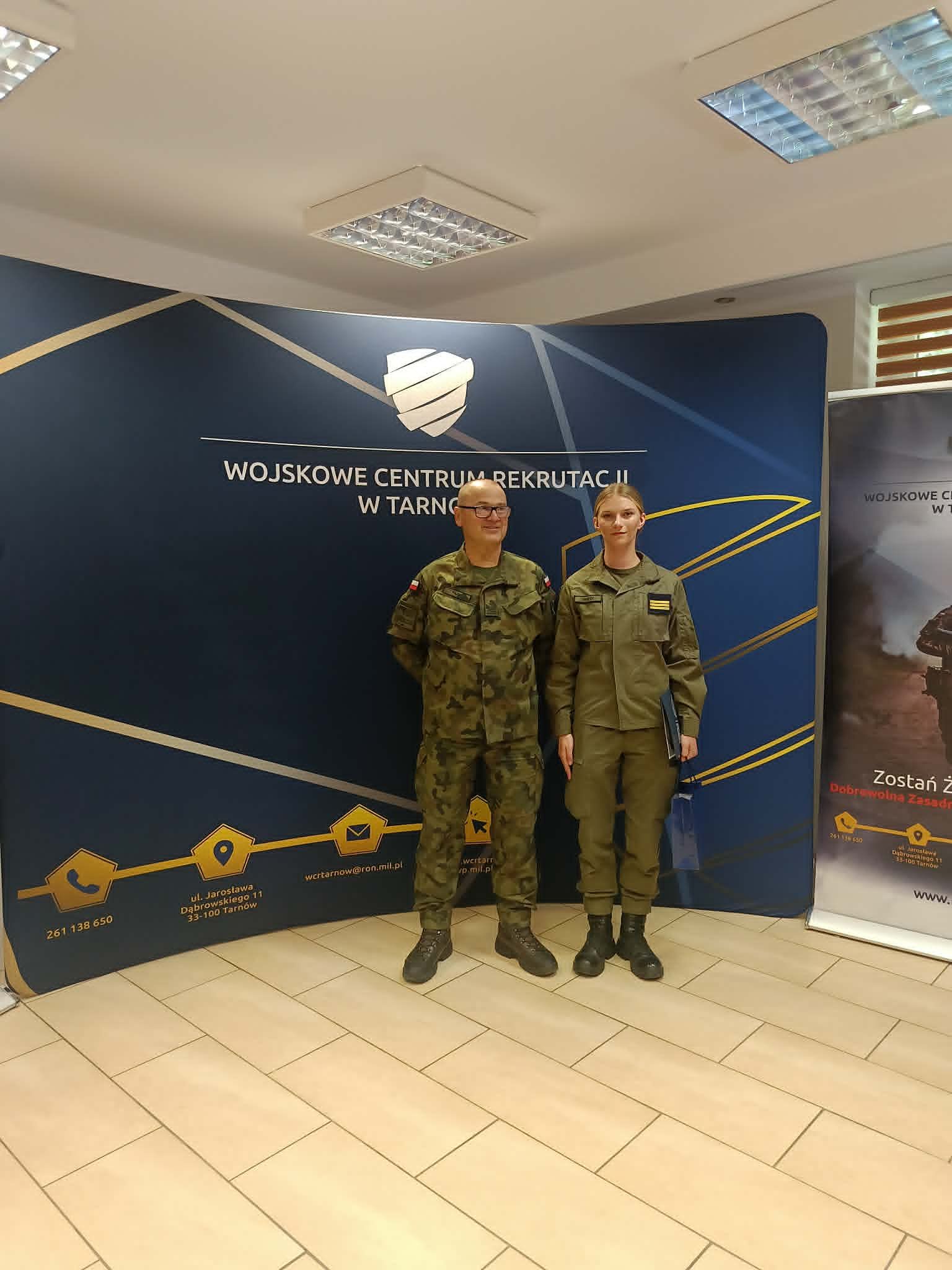 Nasza kadetka wyróżniona przez Wojskowe Centrum Rekrutacji